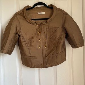 Prada Bronze Quarter Sleeve Jacket
